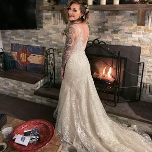 Glitter Wedding Dress